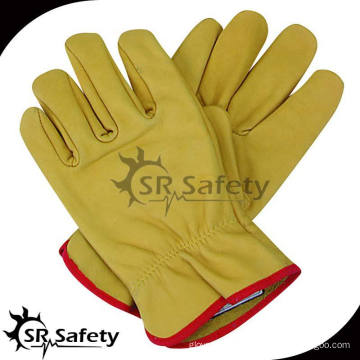 SRSAFETY hochwertige Vollkuhkorn Leahter-Handschuhe